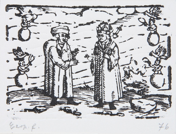 Neznámy autor – Rozhovor panovníka s mužom v krajine 