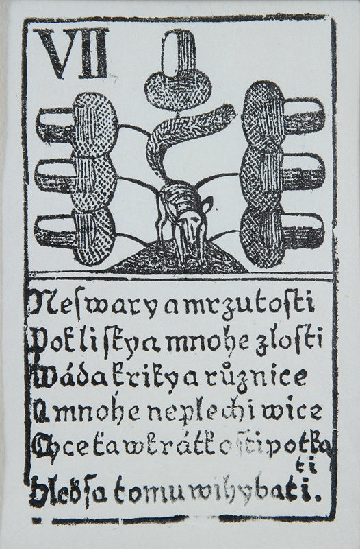 Vinco Obesko – Žaluďová sedma - vykladacia karta 