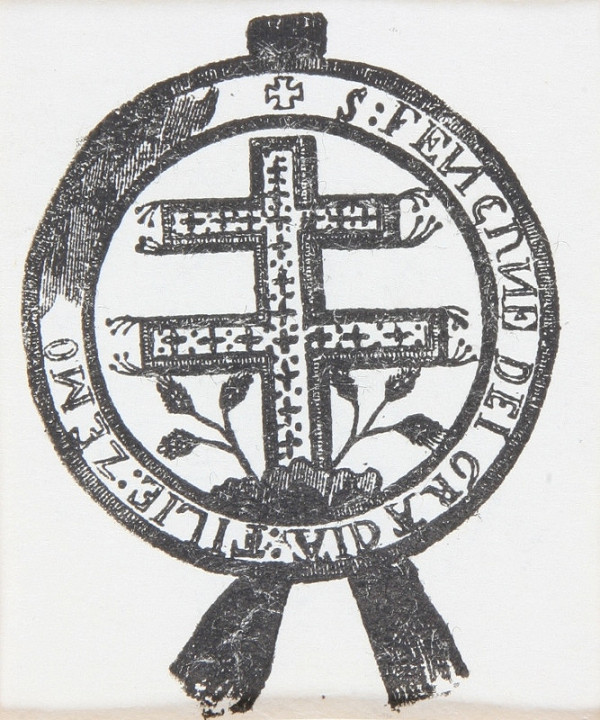 Neznámy autor – Znak s dvojramenným krížom 