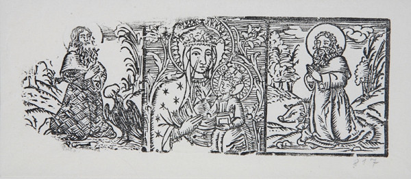 Neznámy autor – Madona so svätcami /triptych/ 