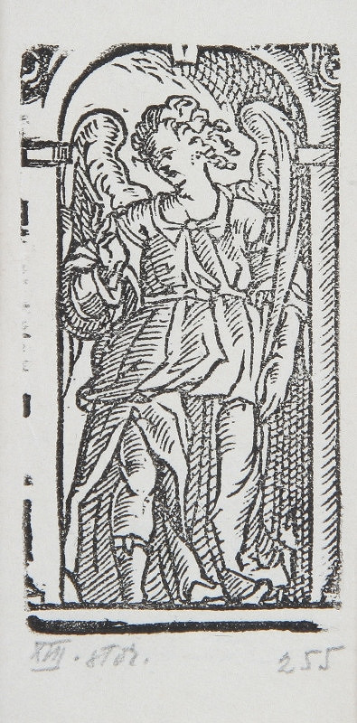 Neznámy autor – Anjel s palmovou ratolesťou 