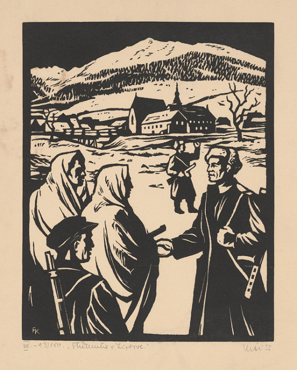 Fero Kráľ – Stretnutie partizánov s 1. čsl. brigádou v Liptove 