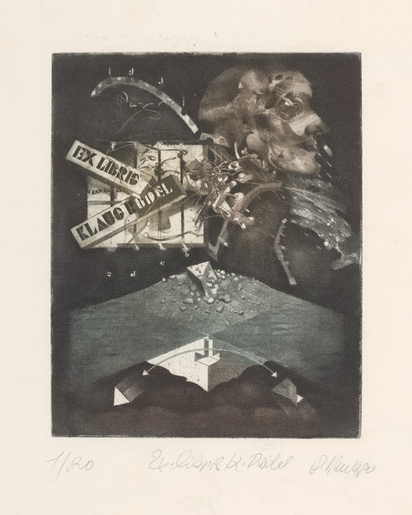 Robert Brun – Ex libris K.Rödel 