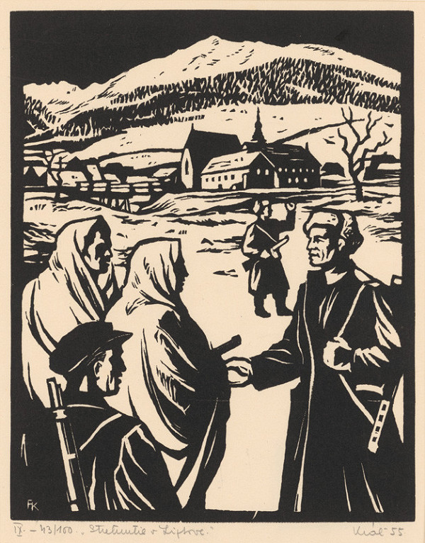 Fero Kráľ – Stretnutie partizánov s 1. čsl. brigádou v Liptove