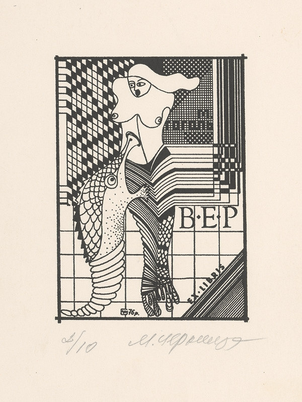 Mykola Černyš – Ex libris B.E.P. 