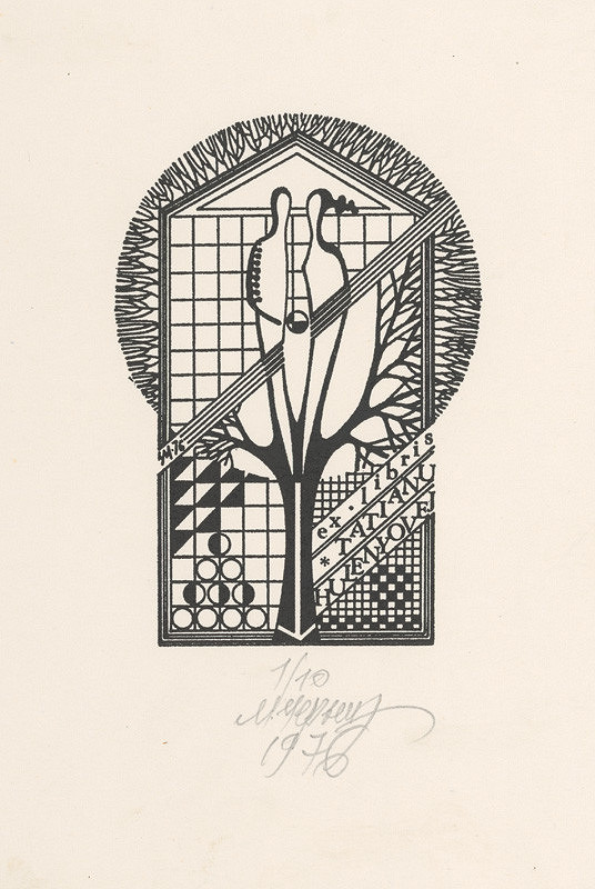 Mykola Černyš – Ex libris Tatiany Hulenyovej 