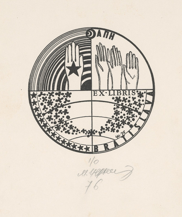 Mykola Černyš – Ex libris APN Bratislava 