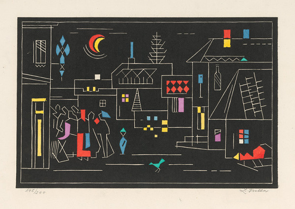 Ľudovít Fulla – Dedina za povstania 