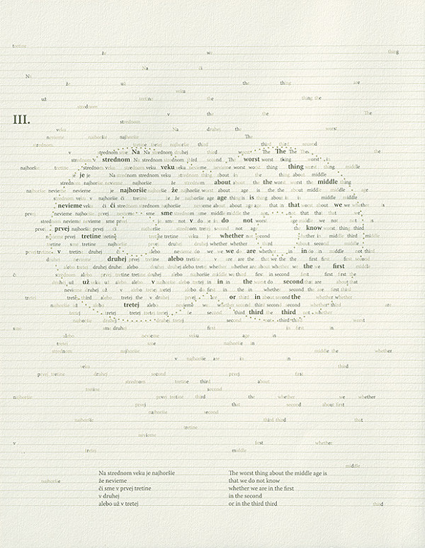 Robert Brun – Štyri ročné obdobia (strana z bibliofílie) 