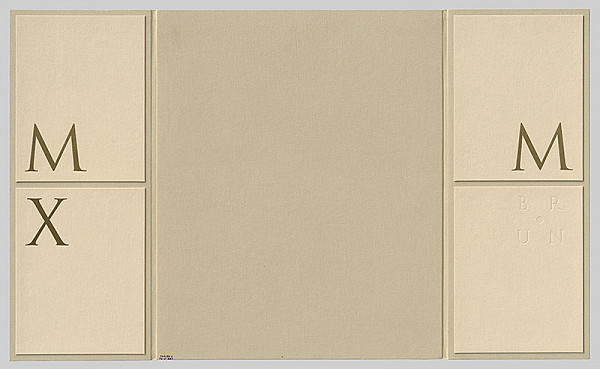 Robert Brun – MMX (typografický triptych) 