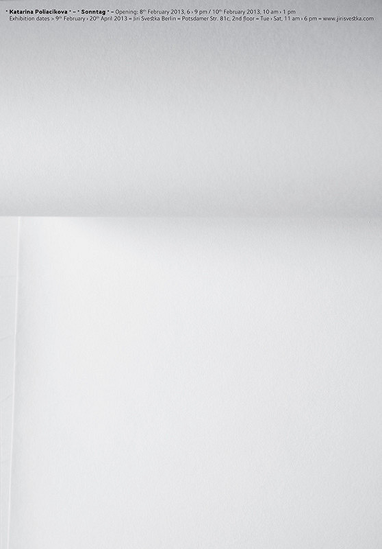 Marcel Benčík – Katarína Poliačiková - Sonntag (1) (Pre galériu Svestka Gallery, Berlín, Nemecko) 