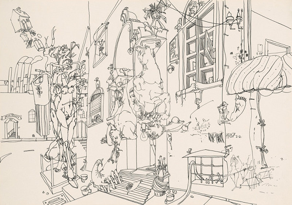 Ľudovít Szkukálek – Mestečko popoludní 