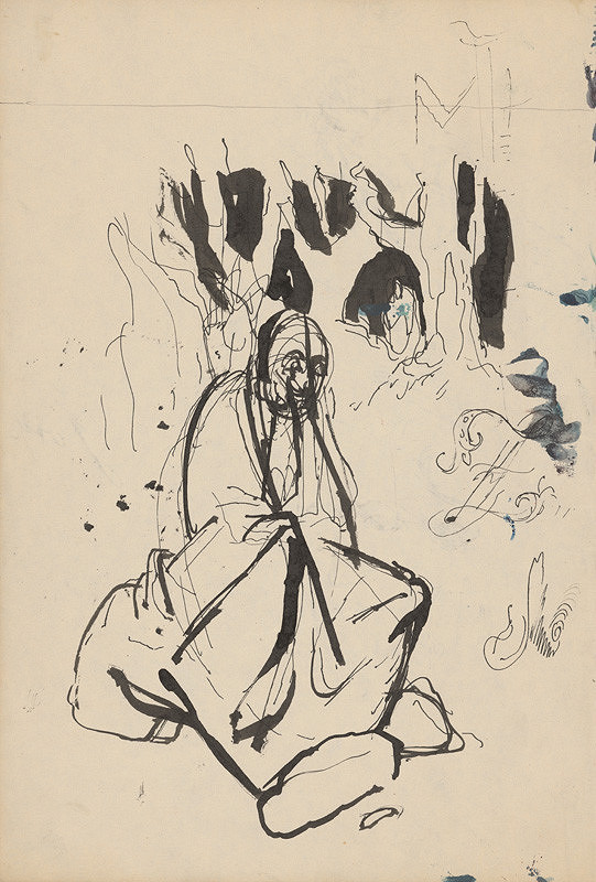 Ján Novák – Štúdia k ilustráciám III. 