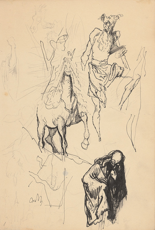 Ján Novák – Štúdia k ilustráciám II. č.28 