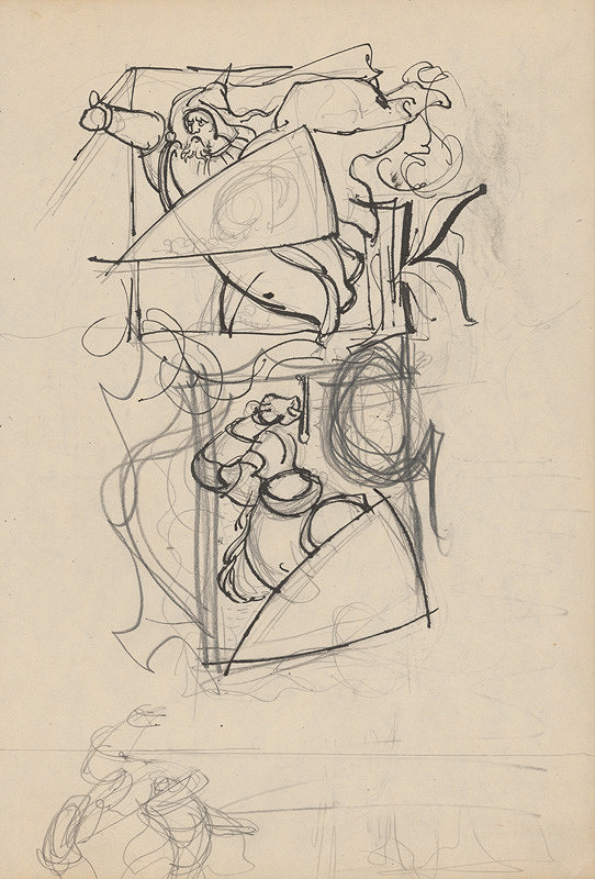 Ján Novák – Štúdia k ilustráciám IV. č.30 