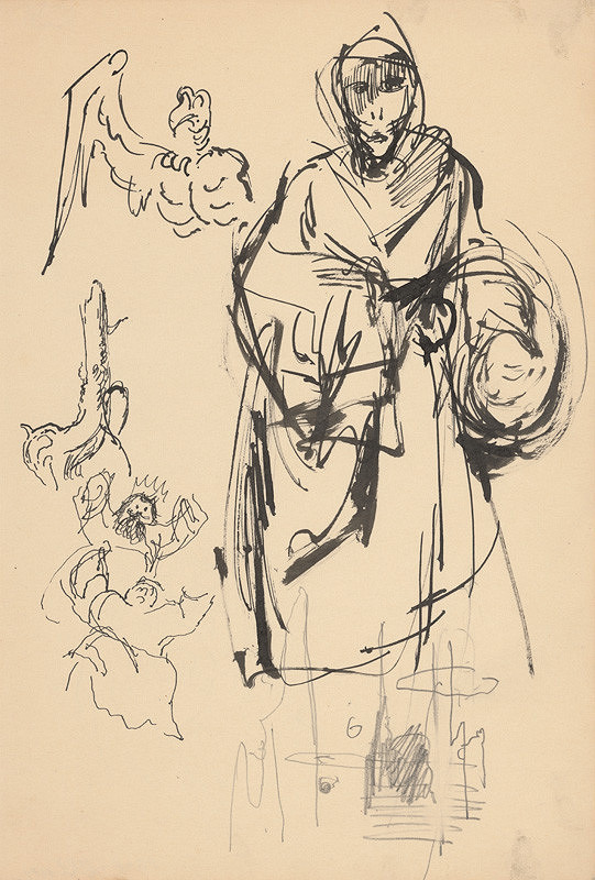 Ján Novák – Štúdiová kresba 2. č.33 