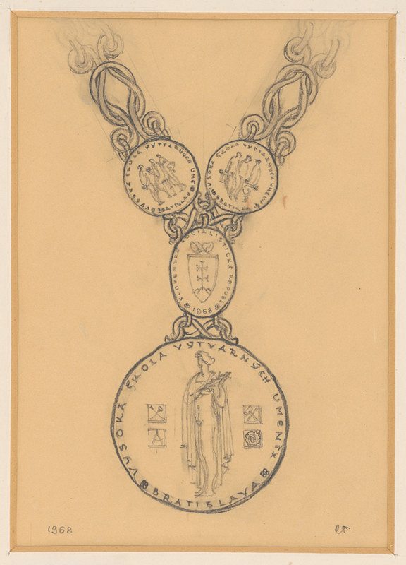 Rudolf Pribiš – III. náčrt k insígniam VŠVU 
