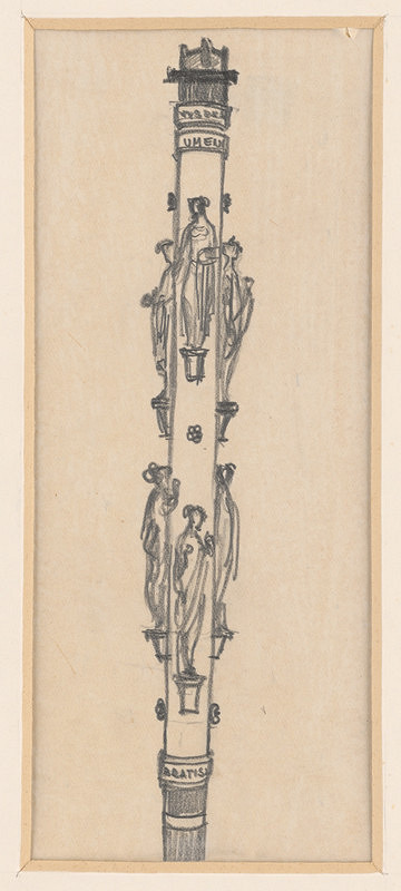 Rudolf Pribiš – Náčrt k žezlu VŠVU 