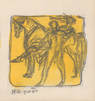 Rudolf Pribiš – Naša zem - kompozícia k cyklu reliéfov Na paši 