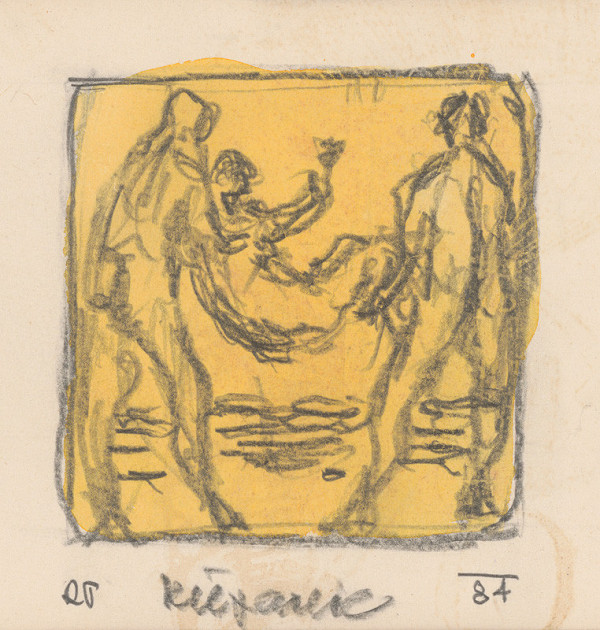 Rudolf Pribiš – Naša zem - kompozícia k cyklu reliéfov KÚPANIE 