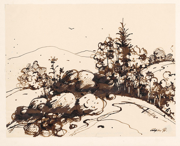 Štefan Čapka – Kysucký motív I. 