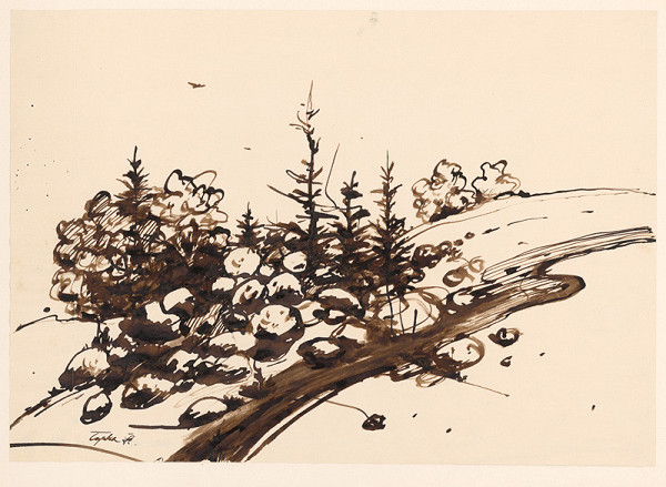 Štefan Čapka – Kysucký motív III. 