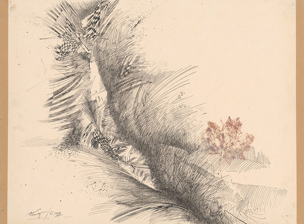 František Veselý – Krajina s jazvou 