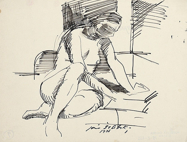 Ján Želibský – Čítajúca 