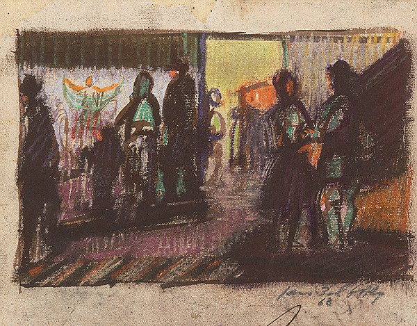 Ján Želibský – Pred výkladom 