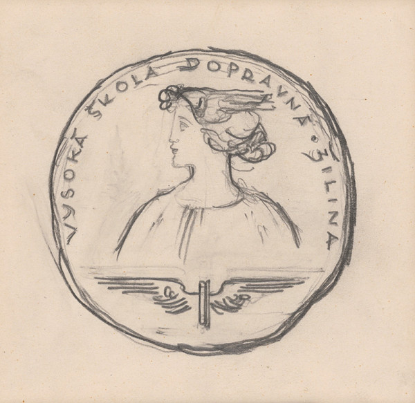 Rudolf Pribiš – Náčrt averzu k medaile prorektora VŠD v Žiline 