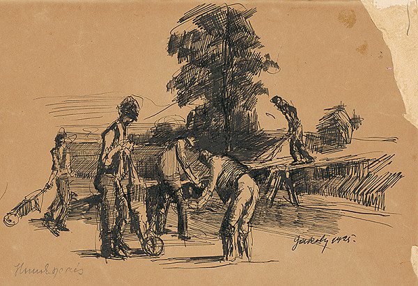 Július Jakoby – Štrkári 