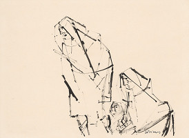 Július Lőrincz – Kresba z cyklu Povstanie 