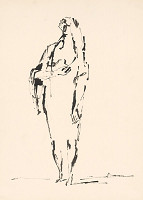 Július Lőrincz – Kresba z cyklu Zo Žitného ostrova 