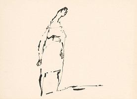 Július Lőrincz – Kresba z cyklu Zo Žitného ostrova 