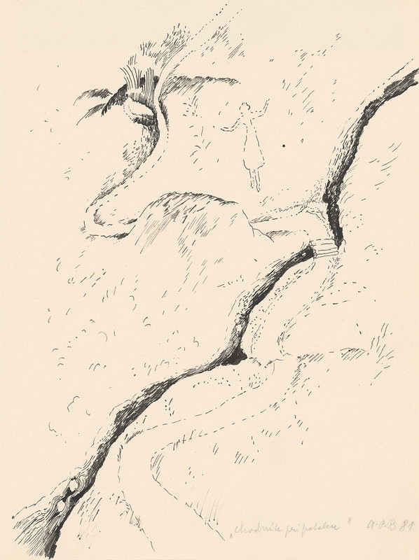 Anna Bartošová-Pelikánová – Chodník pri potoku 