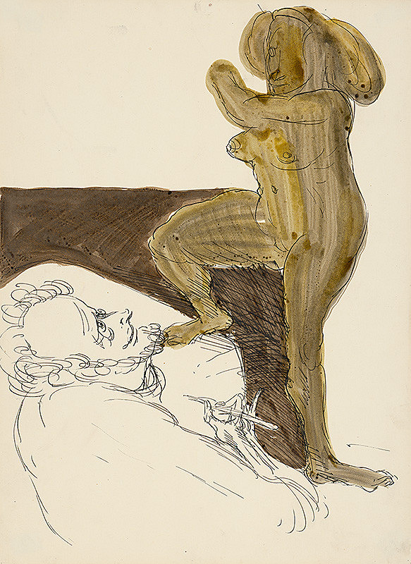 Dušan Pončák – Maliar a model II. 