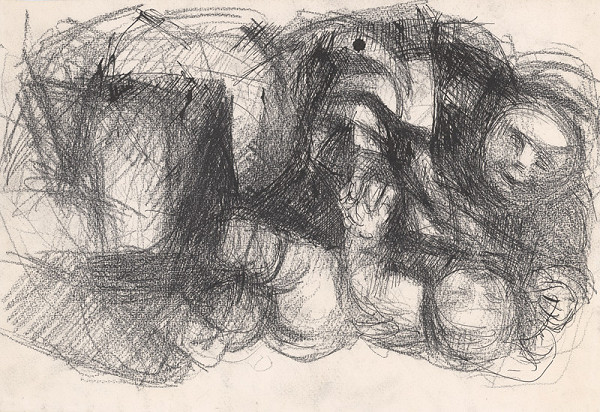 Ladislav Kacvinský – Ležiaca žena s dieťaťom I. 