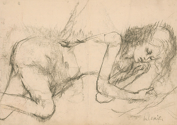 Vincent Hložník – Ležiace dievča 