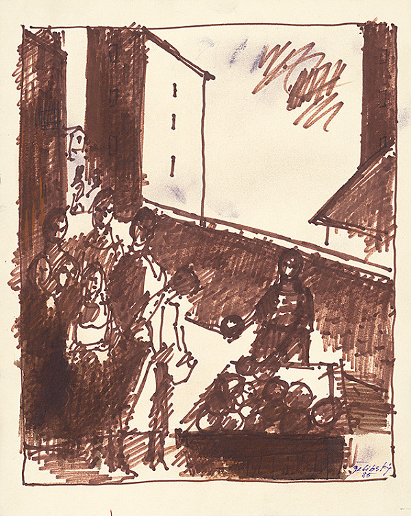 Ján Želibský – Predavačka melónov 