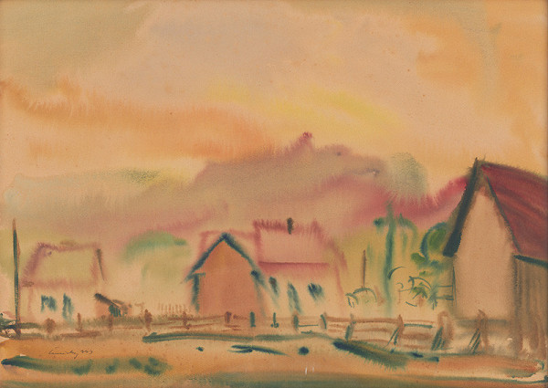 Ladislav Čemický – Vidiecky motív 