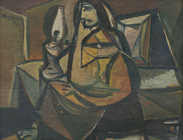 Vincent Hložník – Žena s lampou