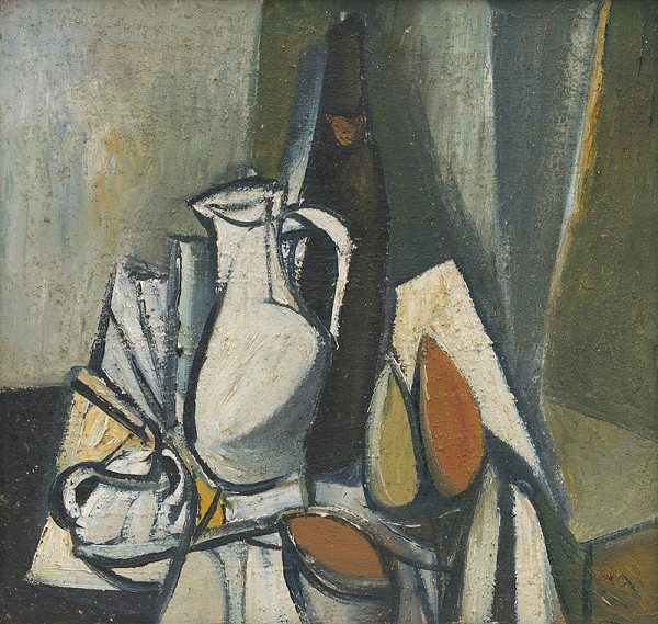 Vincent Hložník – Zátišie s čajníkom 