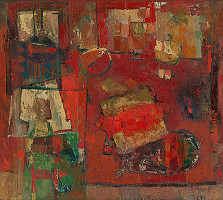 František Behúň – Zátišie s rybou 