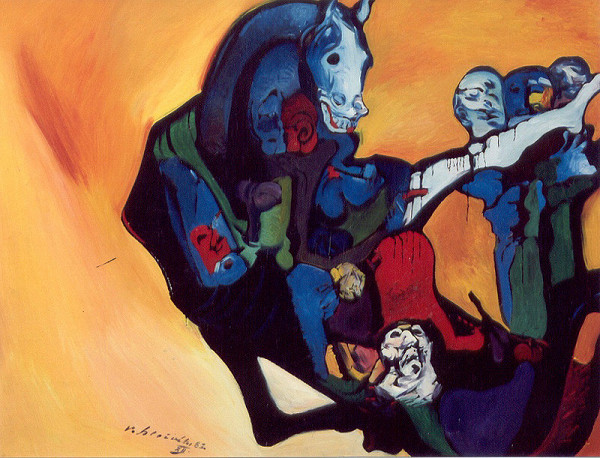 Vincent Hložník – Modrá a žltá 