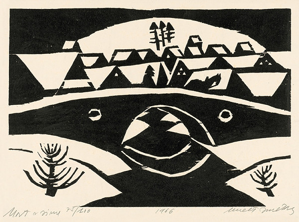 Ernest Zmeták – Most v zime 