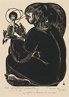 Július Szabó – Dievča s holubicou 