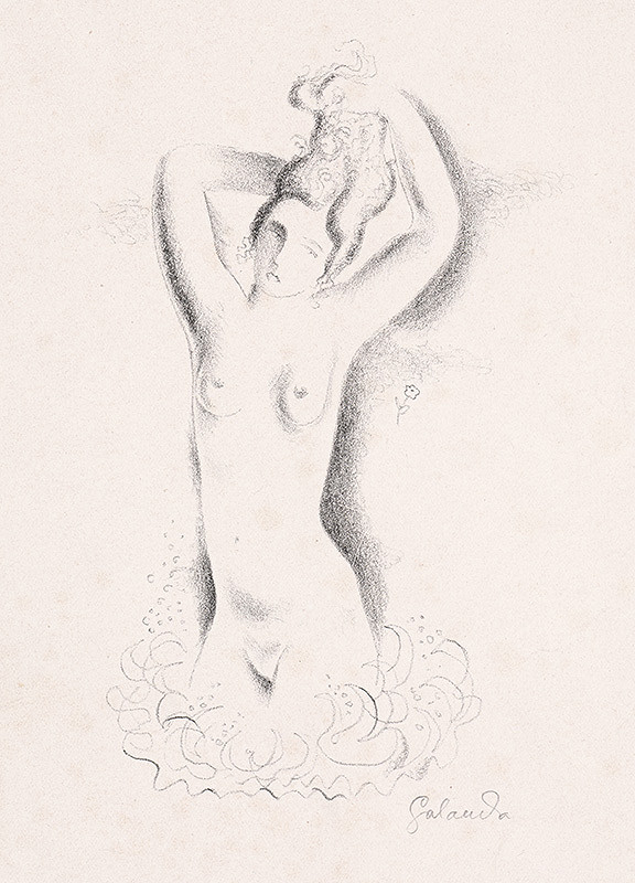 Mikuláš Galanda – Kúpajúca sa 