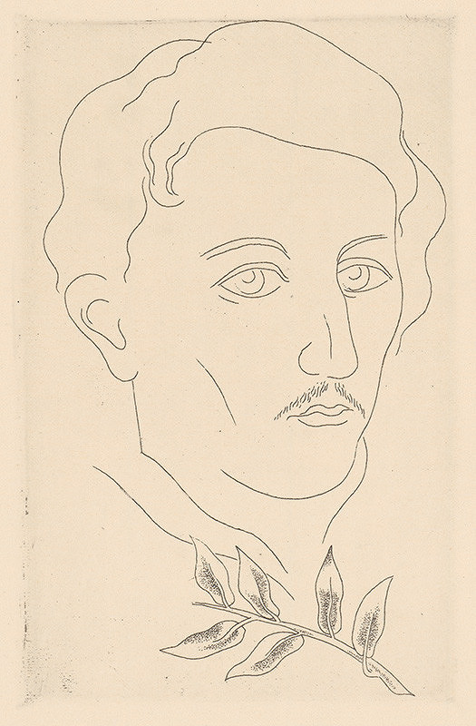 Mikuláš Galanda – Podobizeň Karla Hynka Máchu 