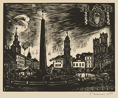 Július Szabó – Hlavné námestie Banskej Bystrice 