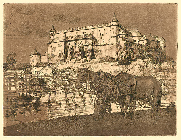 Gejza Angyal – Pod Zvolenským zámkom 